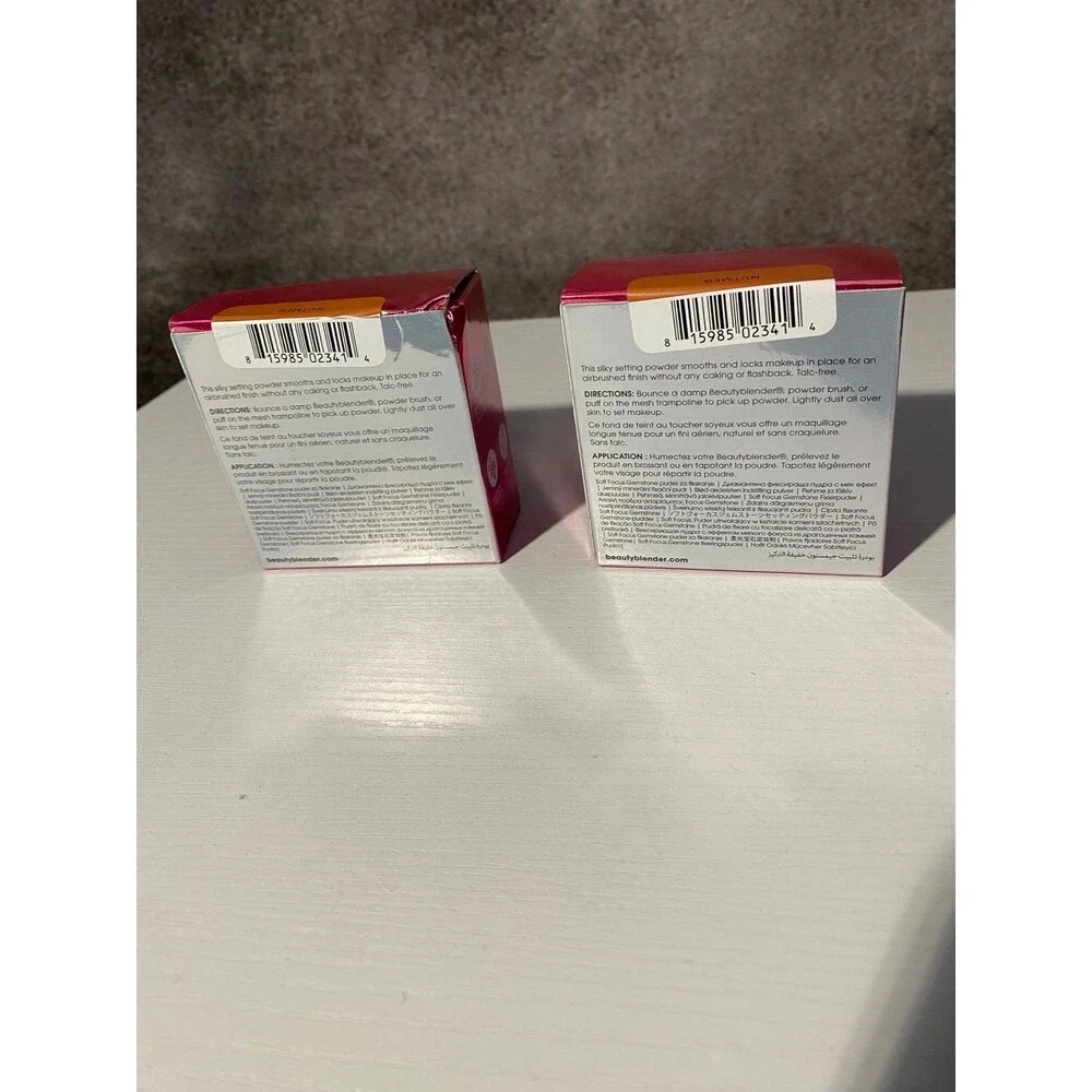 Lot of 2 Beautyblender Bounce Setting Powder Nutmeg 10g Soft Focus New